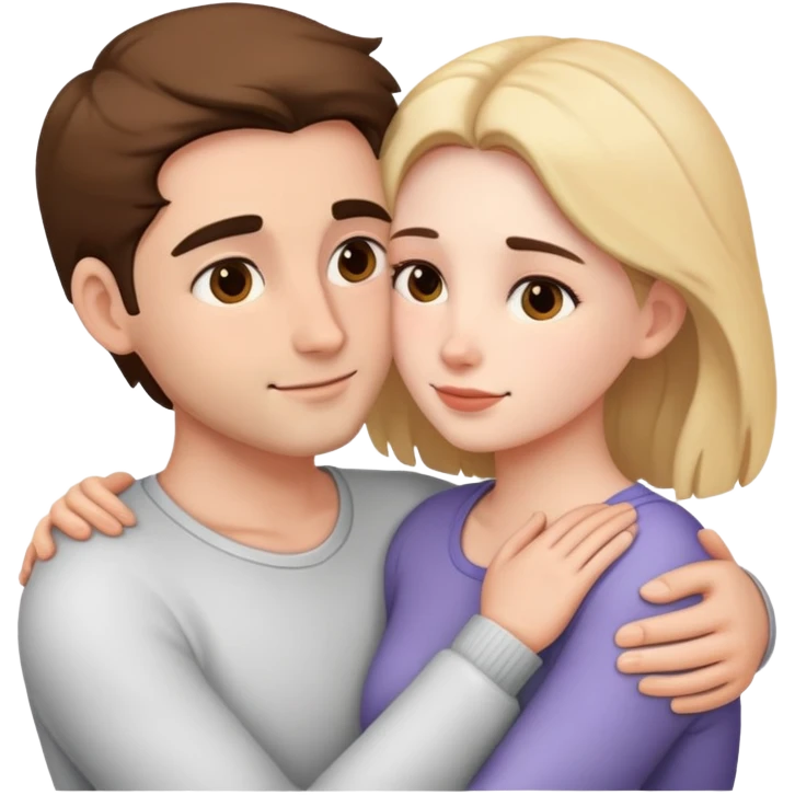 intimate moment between lovers emoji