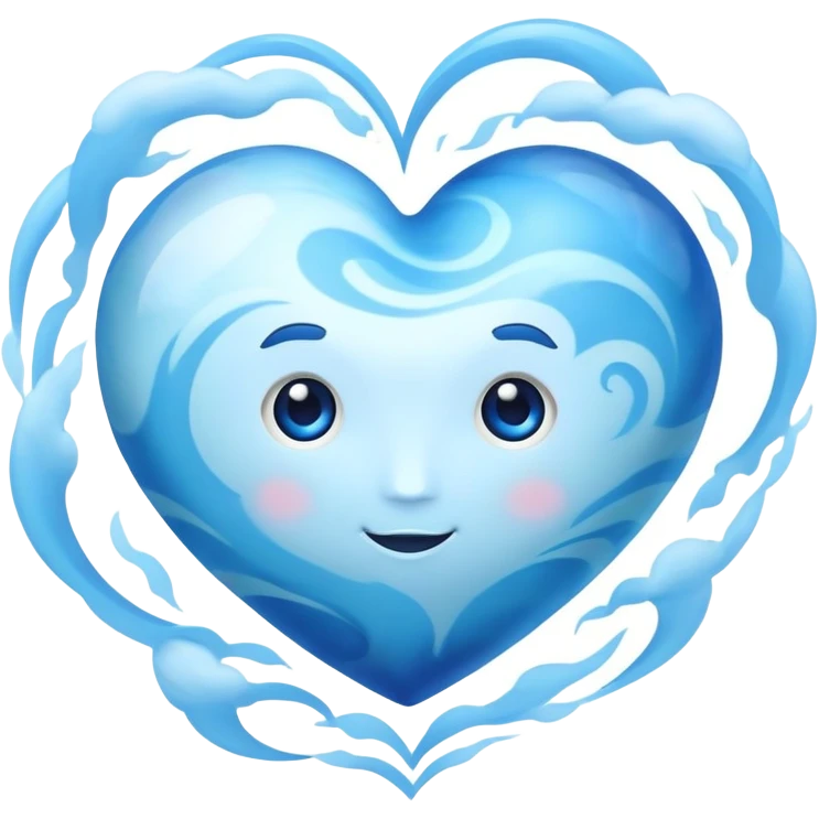 heart shape neptune planet emoji