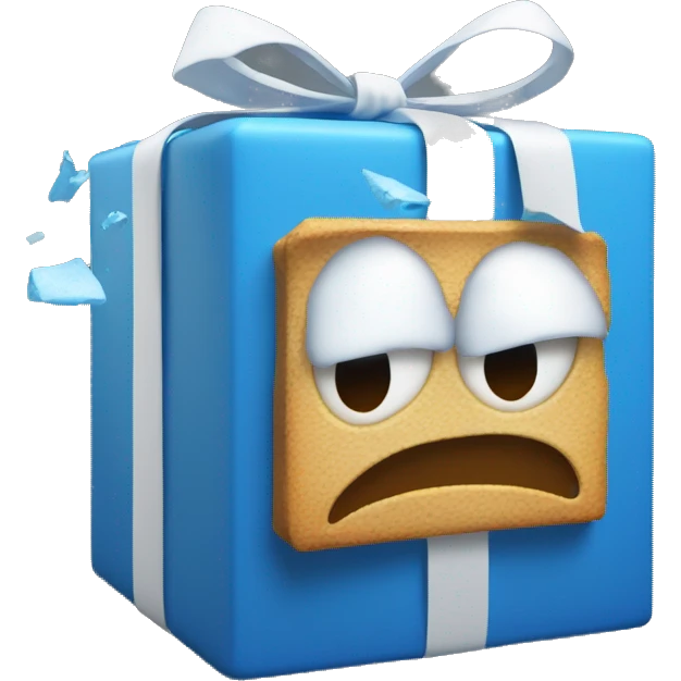 blue box with white "smash' text emoji