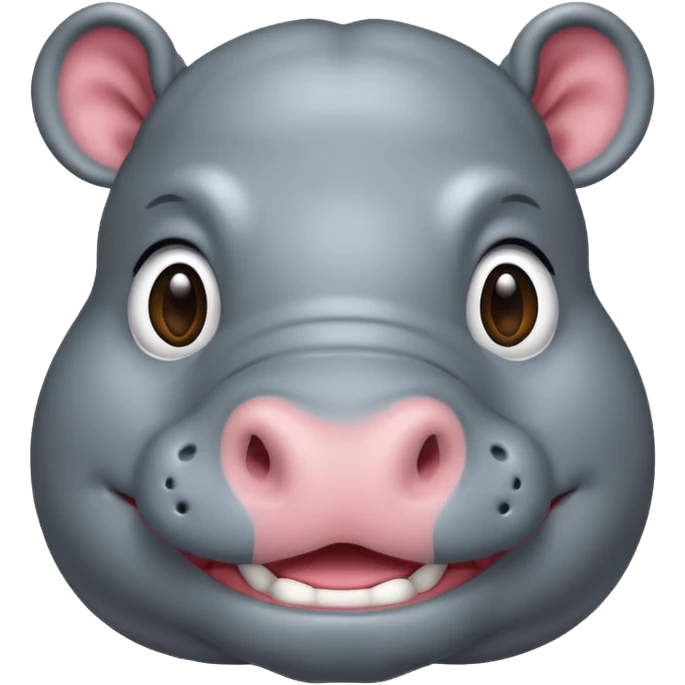 cute hippo emoji