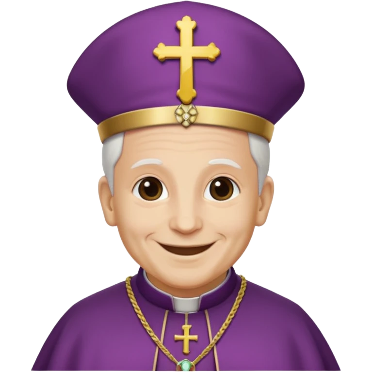 Make me a archbishop zucchheto emoji
