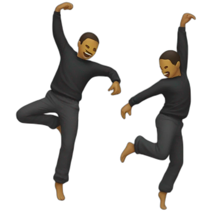 Dabing person emoji