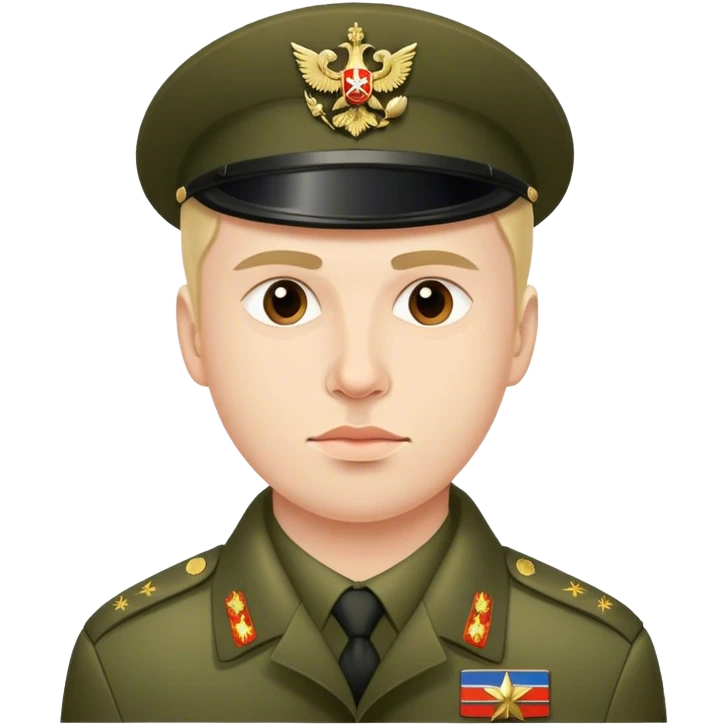 big modern Russian army, photorealistic emoji