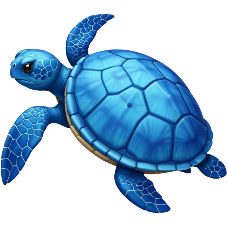 a blue turtle emoji