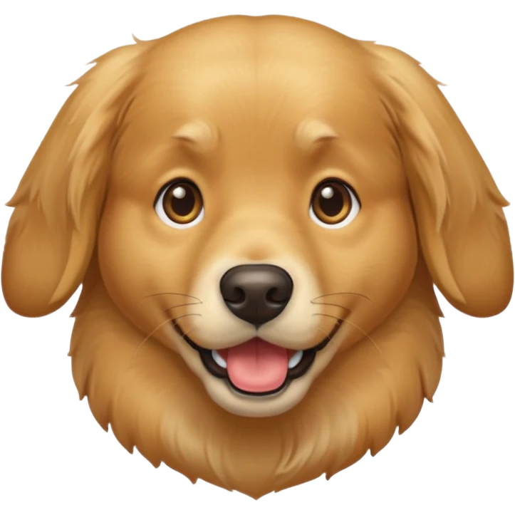 I want an emoji of a goldenretriever with this emoji 😱 emoji