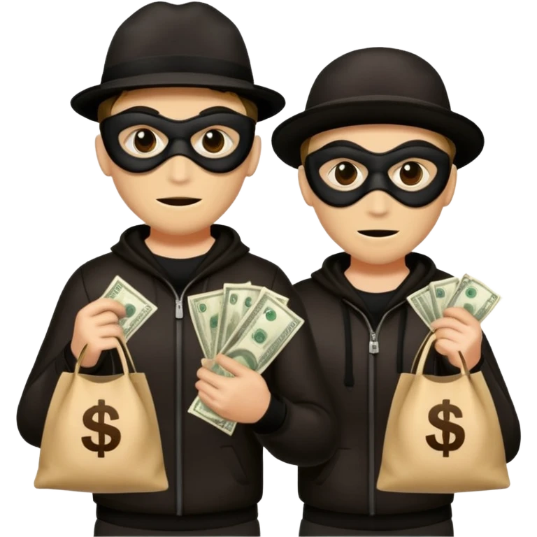 two robbers emoji