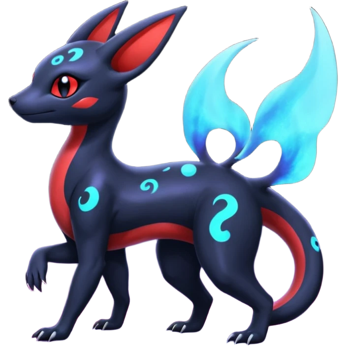 Nebula-Galaxy-Salandit-Umbreon-Fakémon-hybrid-creature (full body)  emoji
