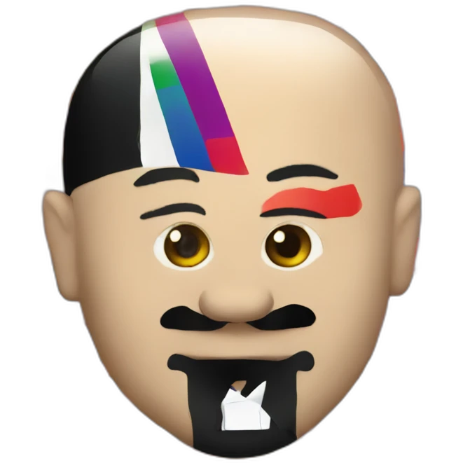Ataturk kisses lgbt flag emoji