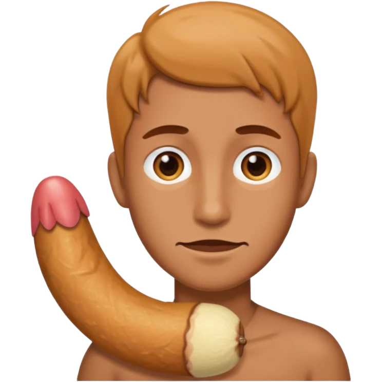 A dick big emoji
