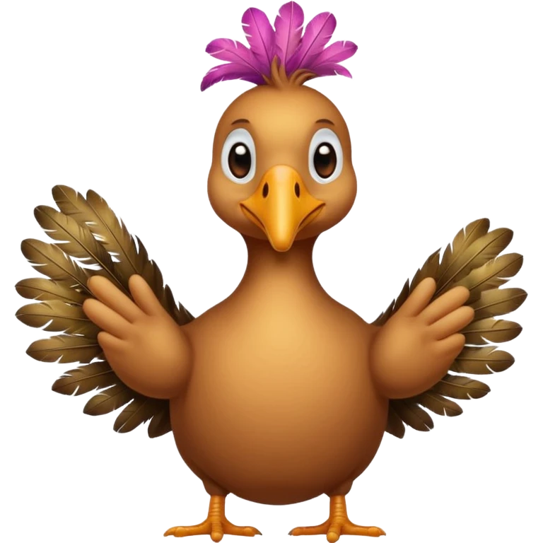 dodo crossing fingers for good luck emoji