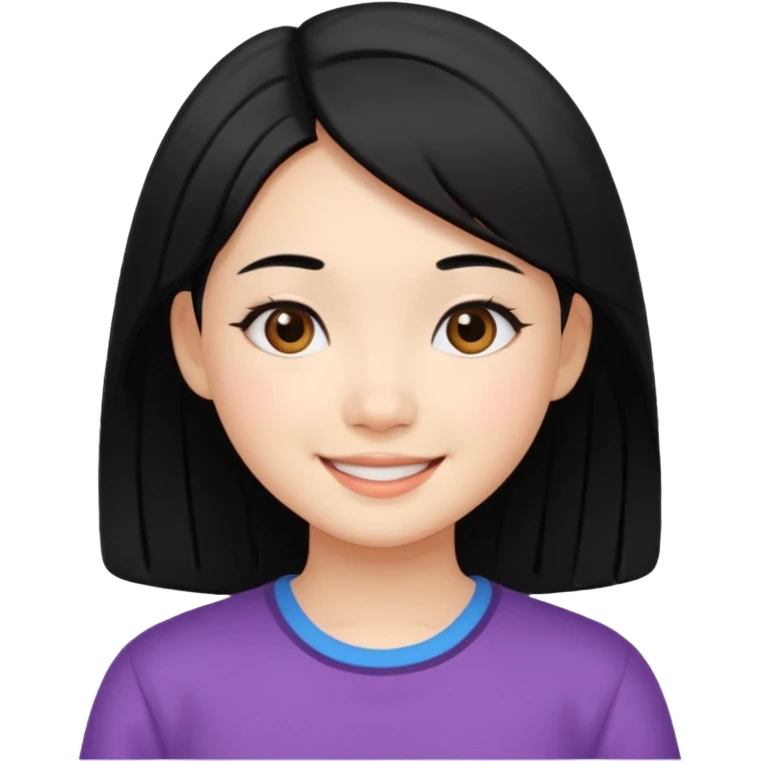 Cute Asian Girl emoji