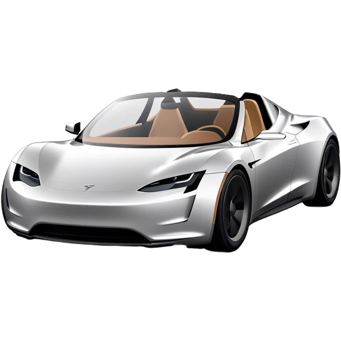 Tesla Roadster - Tesla (Model Year: 2020) (Iconic colour: Silver) emoji