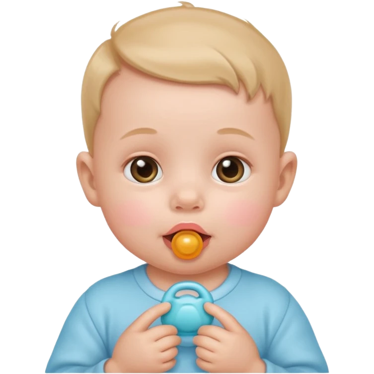 baby with pacifier emoji