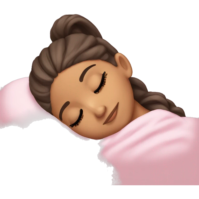 Ariana Grande sleeping emoji