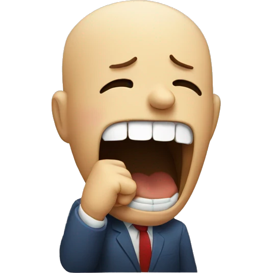 Stressed face biting a fist emoji