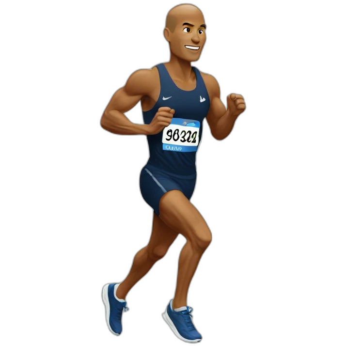 David Goggins running emoji