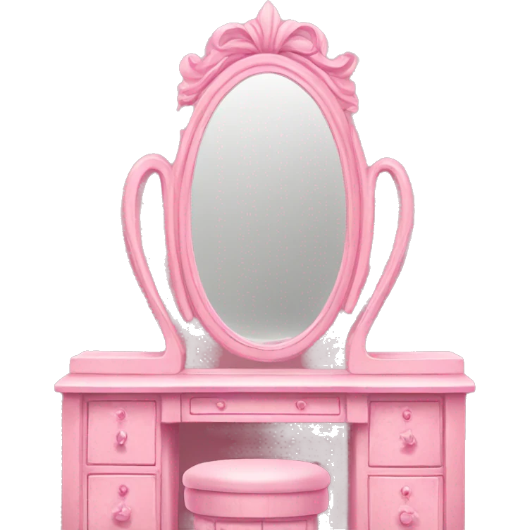 Pink decorative vanity  emoji