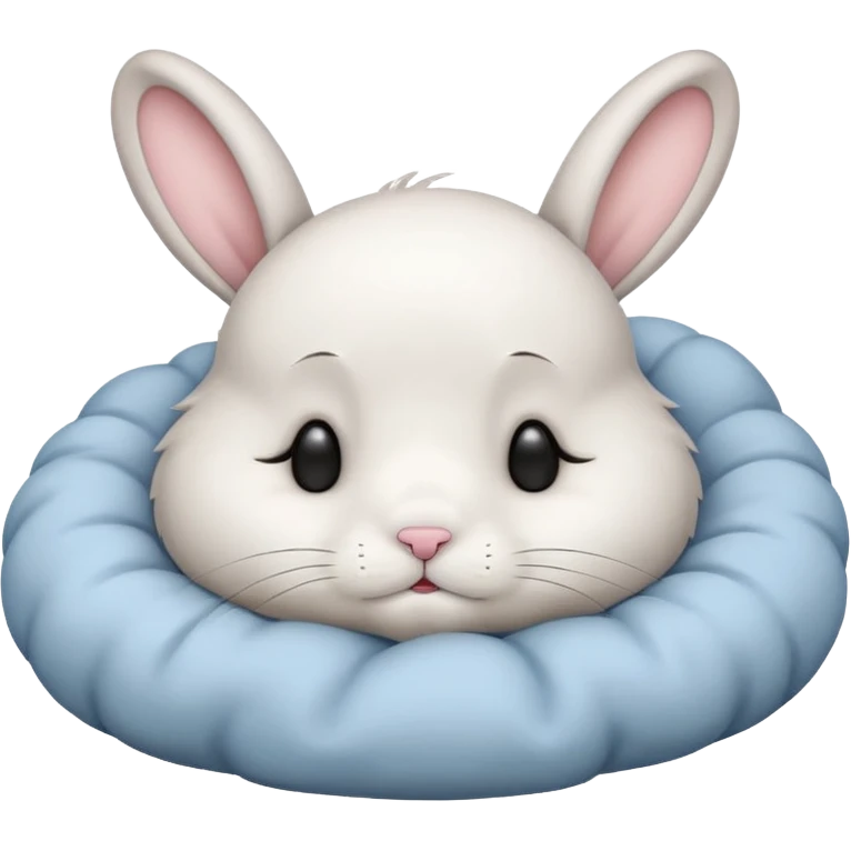 Sleepy bunny emoji