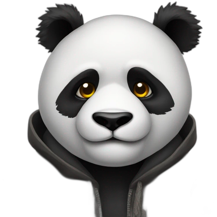 Panda thug emoji