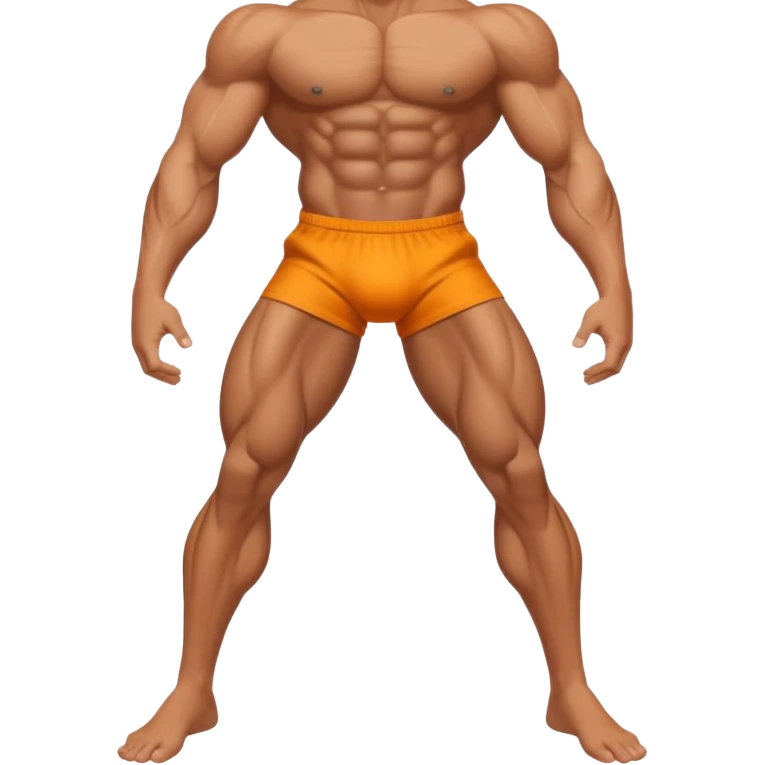 piernas de hombre musculoso emoji