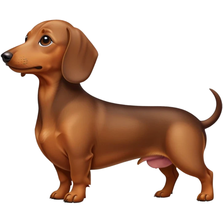dachshund dog emoji