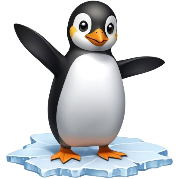 Penguin that is high emoji