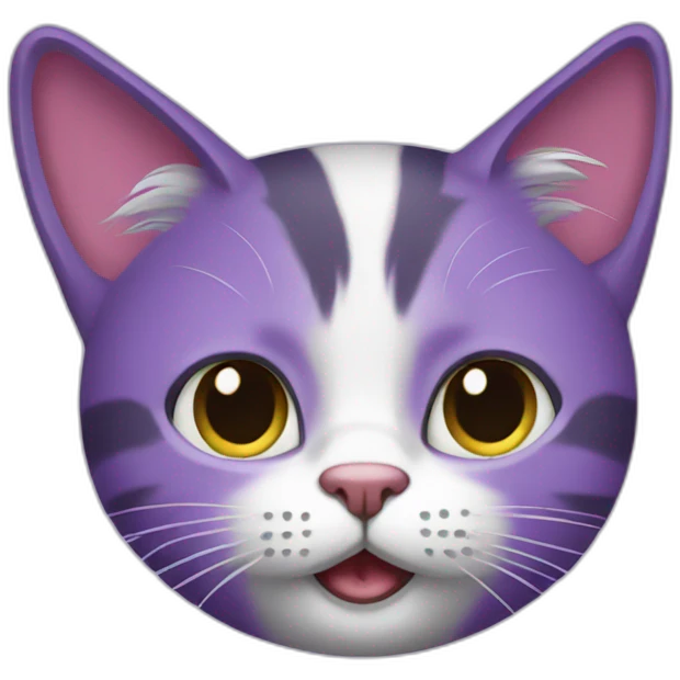 purple jeans cat emoji