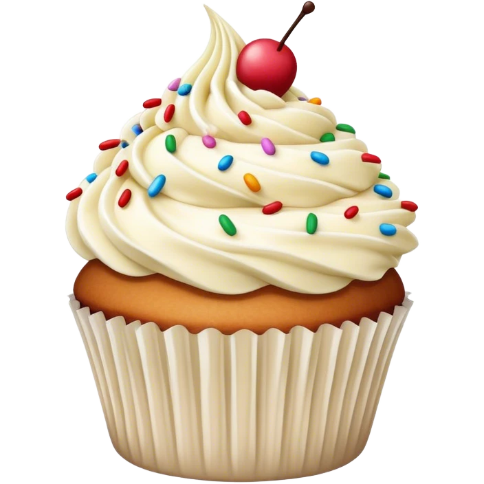 Cupcake that looks old fashioned  emoji