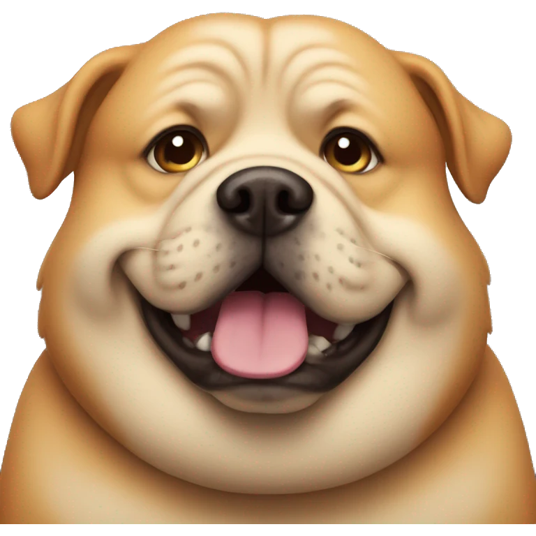 Fat dog emoji