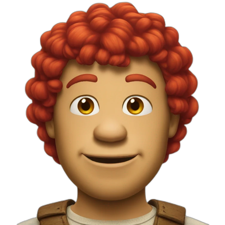 red-shrek emoji