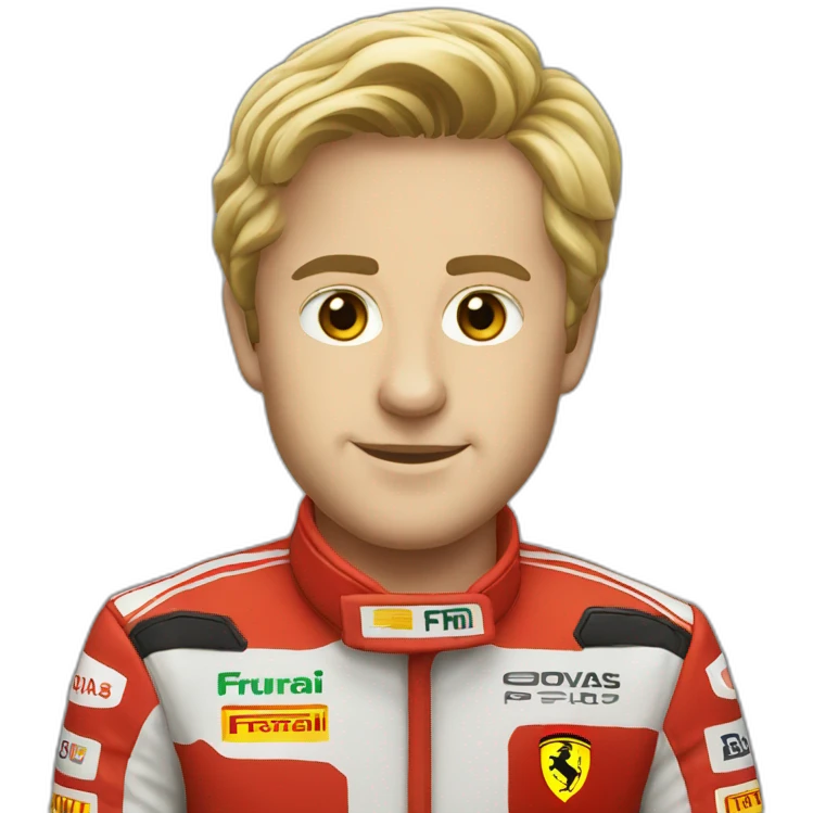 ferrari f1 emoji