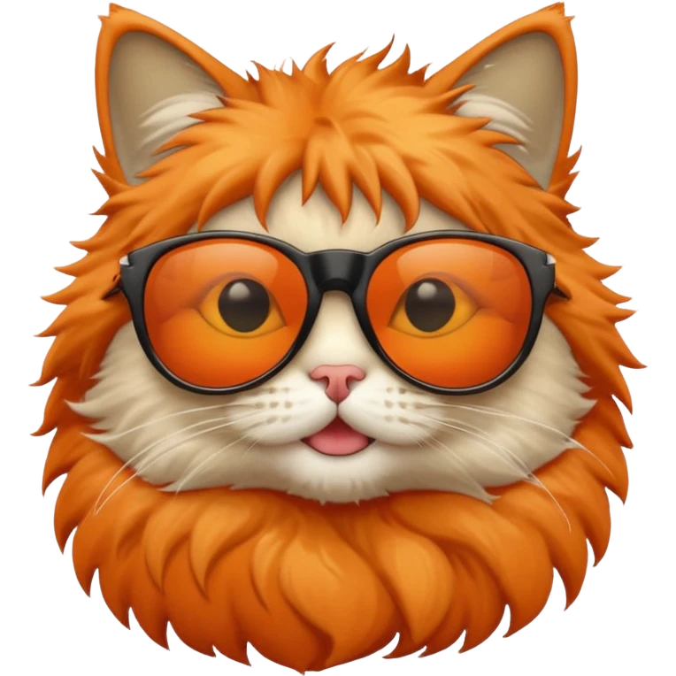 Cat wearing sunglasses emoji