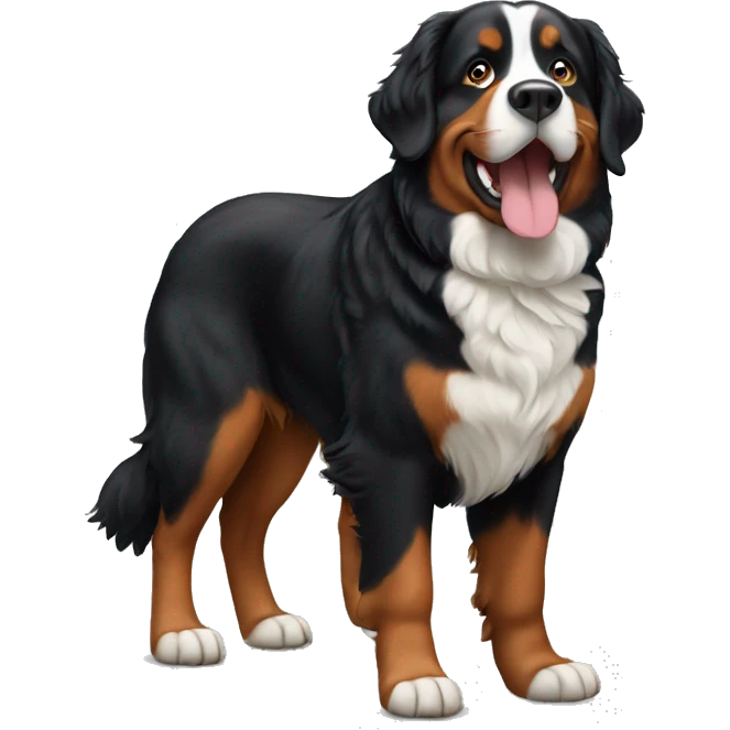 Bernese mountain dog emoji