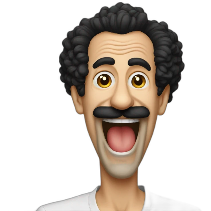 Borat laughing emoji