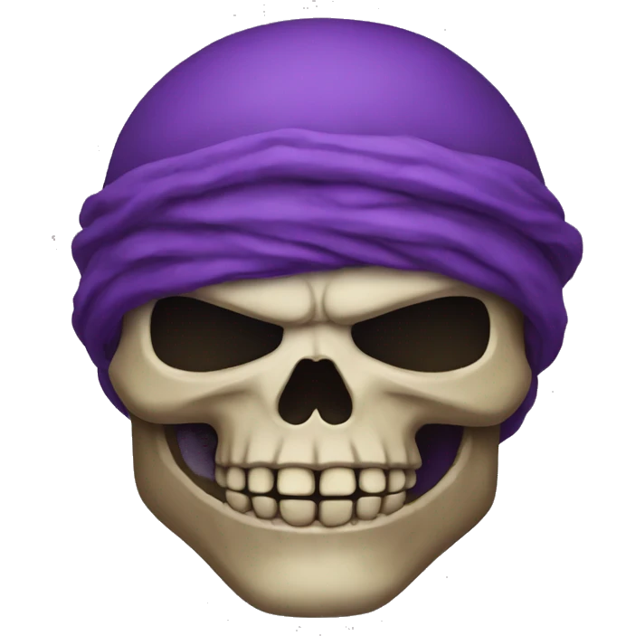 donatello as a skull head emoji