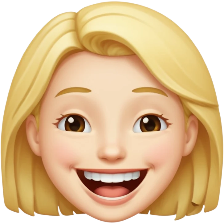 A face laughing emoji