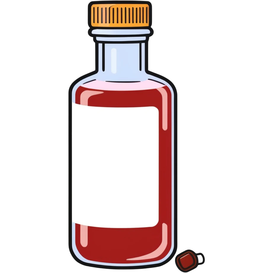 Cough syrup emoji
