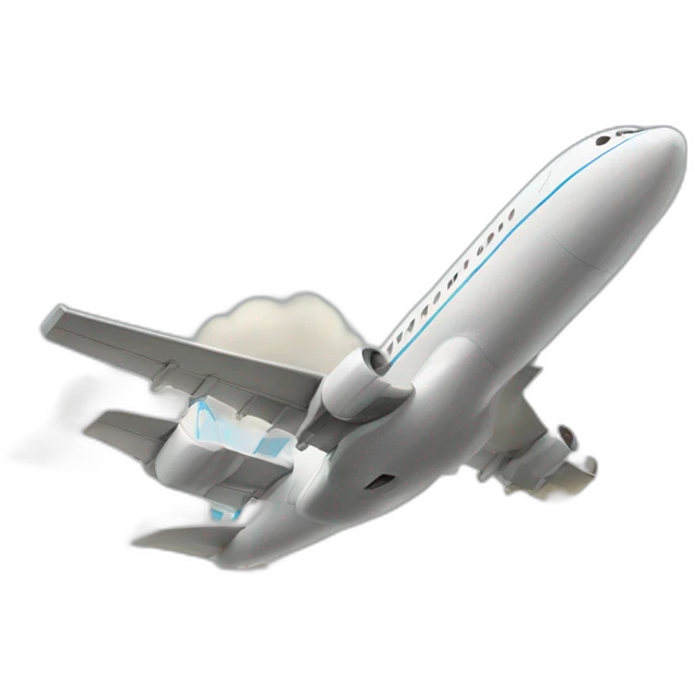 Aeroplane landing emoji