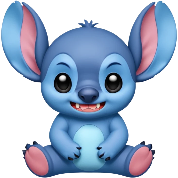 crie um memoji do personagem stitch onde ele esteja de pijama com carinha de sono emoji