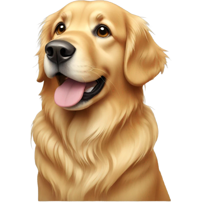 A golden retriever emoji