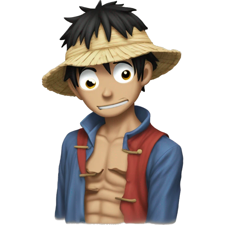 Luffy qui abat kaïdo emoji