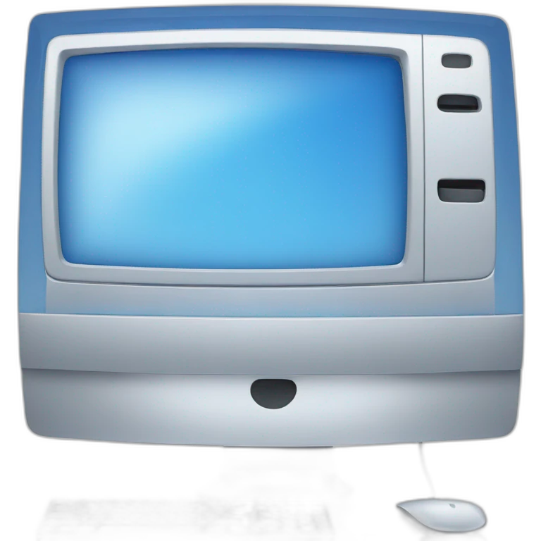 Blue iMac  emoji