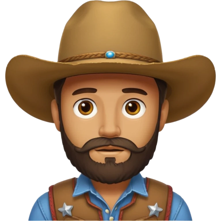 bearded cow boy emoji
