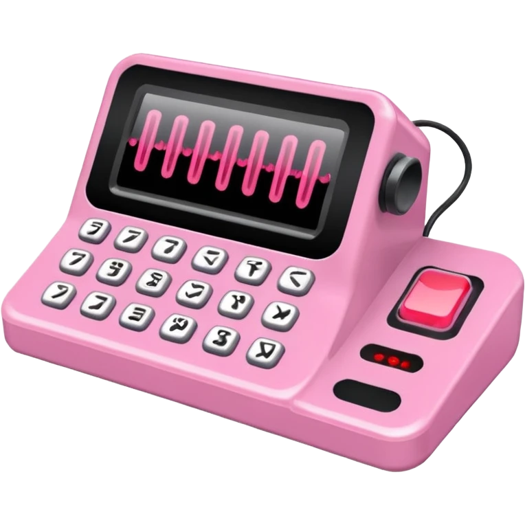 Pink lie detector  emoji