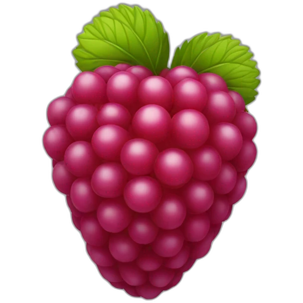 big raspberry emoji