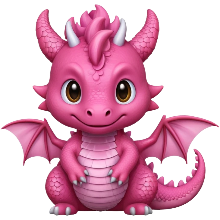 pink cute dragon emoji
