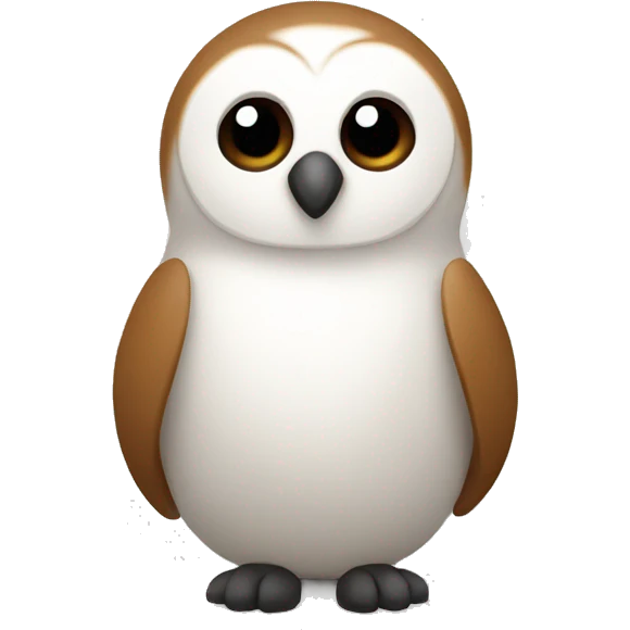 Pitul is white with brown ears emoji