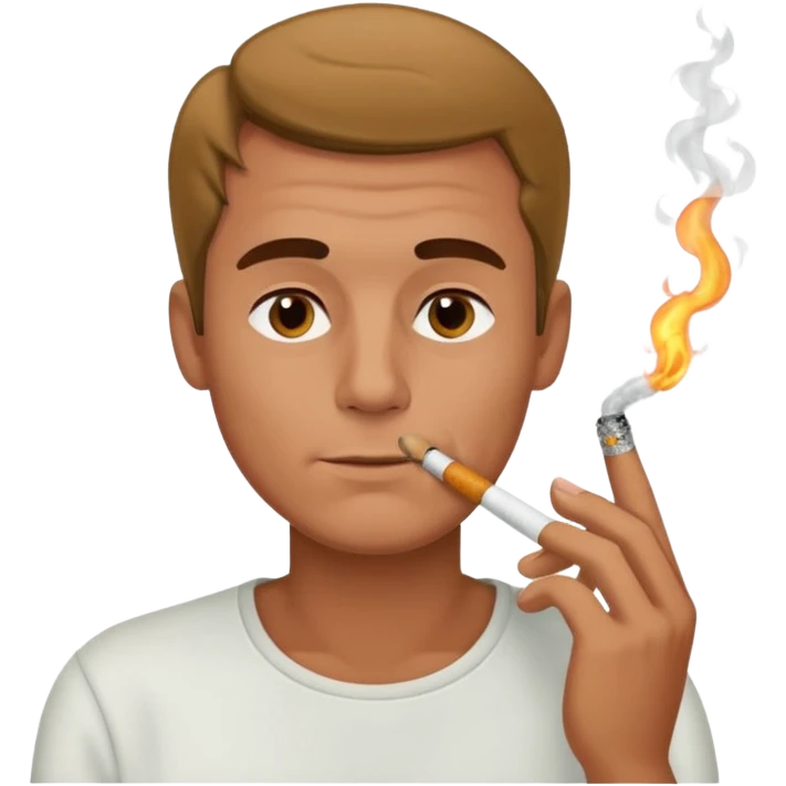Smoking guy emoji