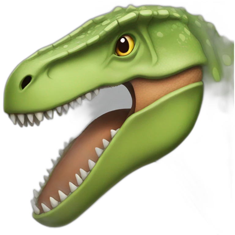 Dinosaur maw shot emoji