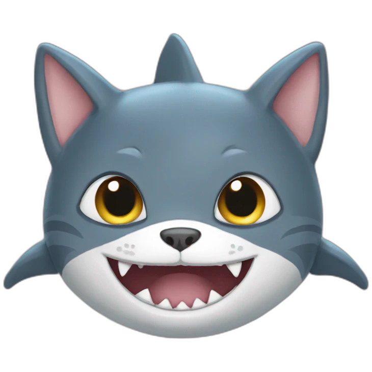shark-cat emoji